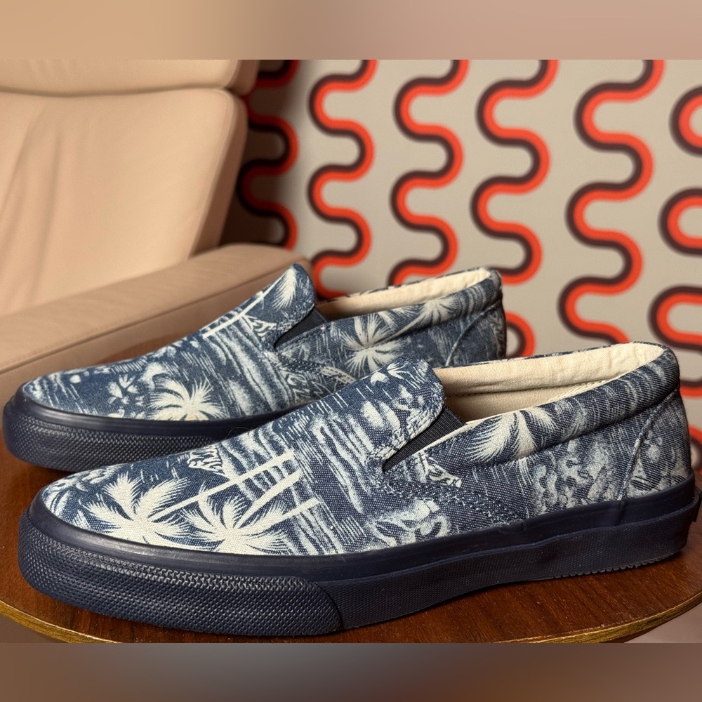 SPERRY Men's Top-Sider Striper Slip-On Sneaker 10 Men
New Without Tags